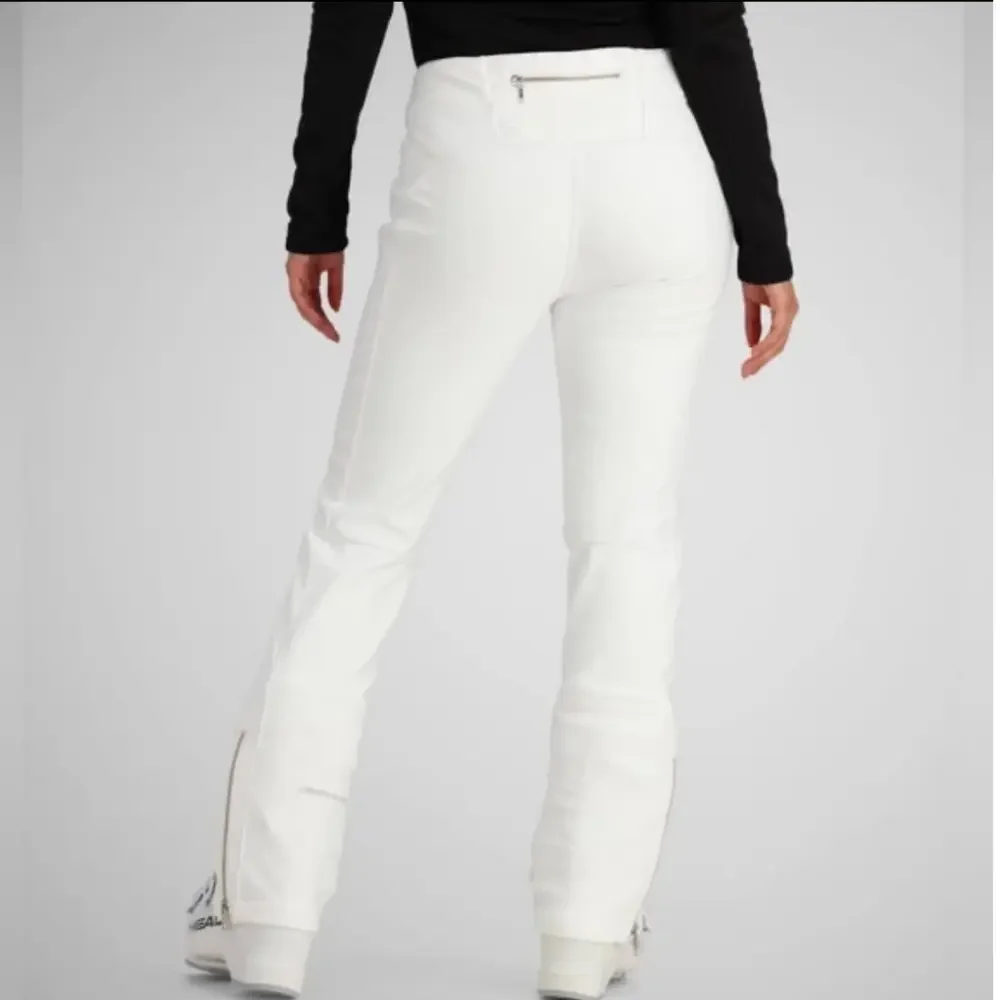 Obermeyer Clio Softshell Ski Pants 4 in White - Picture 2 of 8